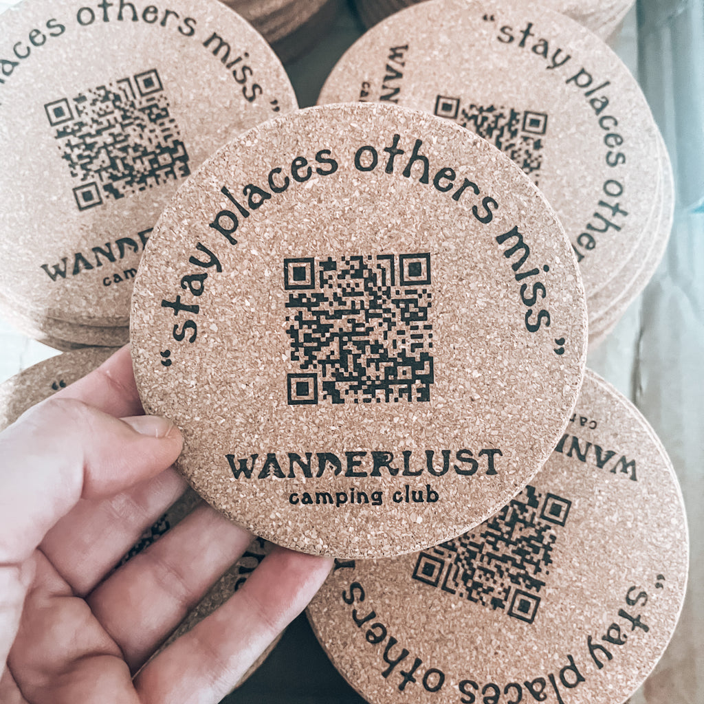 Cork coasters