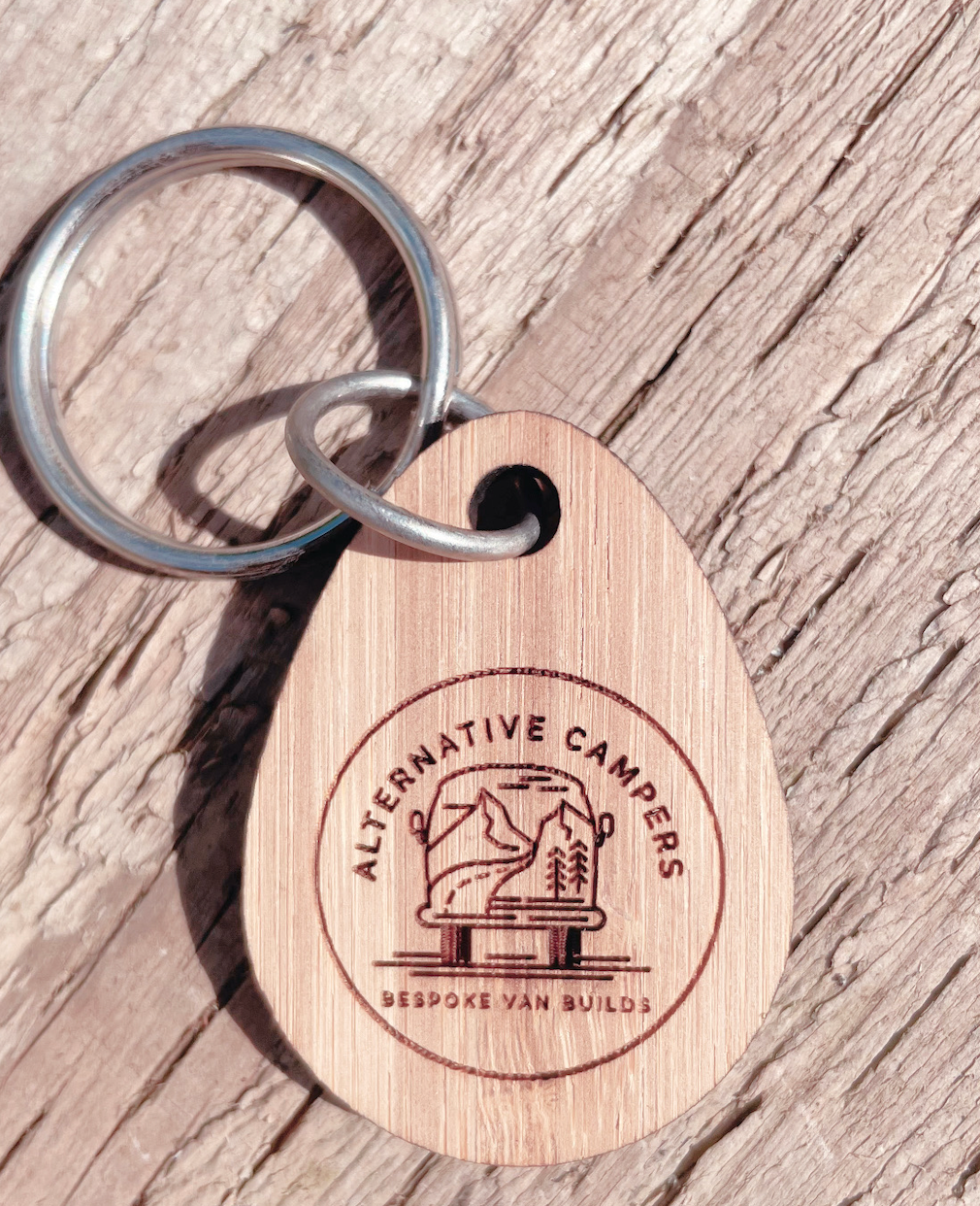 Bamboo Keyrings